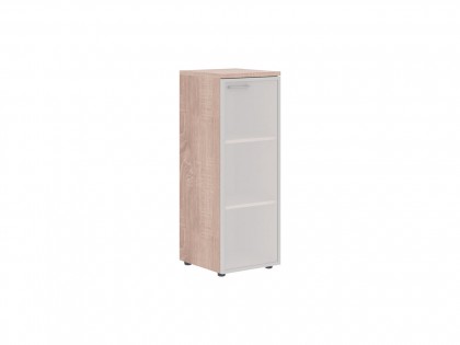 Офисная мебель Xten Шкаф колонка со стеклянной дверью и топом (алюм. рама) XMC 42.7