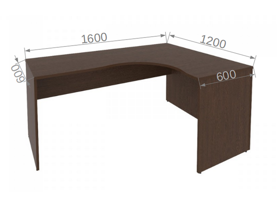 Мебель для офиса RIVA Угловой стол (правый) А.СА-4 Пр