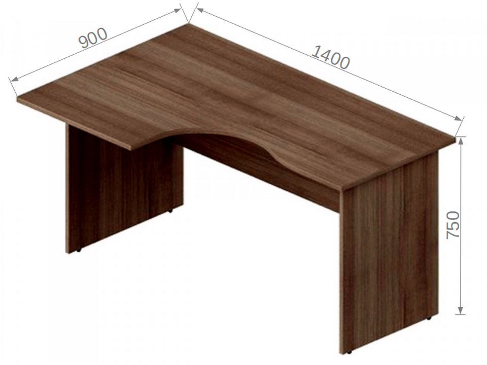 Угловой стол (Левый) А-33 L (15646)